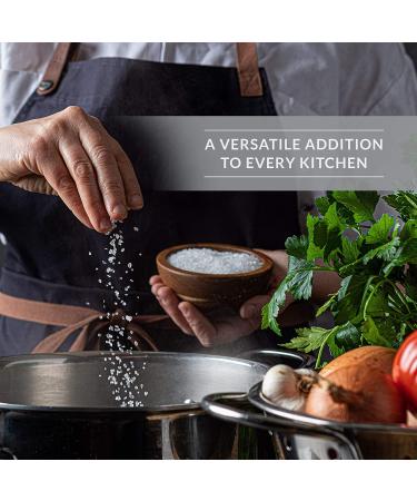 SaltWorks Premium Coarse Sea Salt, 16oz Pour Spout Pouch - Pure Ocean 1 Pound - Buy Online on GoSupps.com