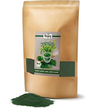 Biojoy Spirulina powder BIO (1kg) without additives (Spirulina platensis) - Buy Online on GoSupps.com