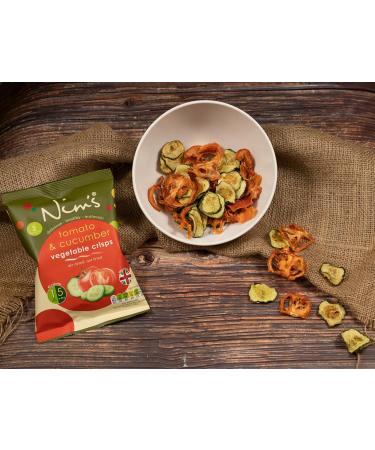 Nim's All 3 Veg Crisps - Multipack Box of 6 (Pepper Courgette Beetroot Parsnip Tomato Cucumber) Beetroot 33.33 g (Pack of 6) - Buy Online on GoSupps.com