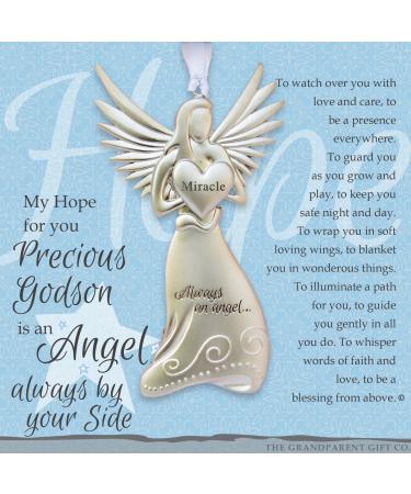Beautiful Angel - Gift for Godson On Baptism Confirmation Christening with Heartwarming Sentiment (Godson)