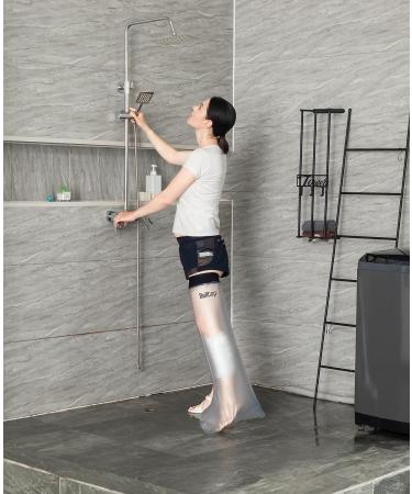 Waterproof Plaster Protection for Legs | Reusable Silicone Shower Cover for Bone - Ideal for Adults - Buy Online on GoSupps.com