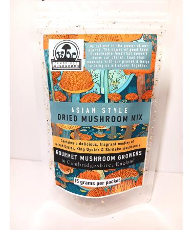 Dried Asian Style Mixed Mushrooms (2x15g Packets)