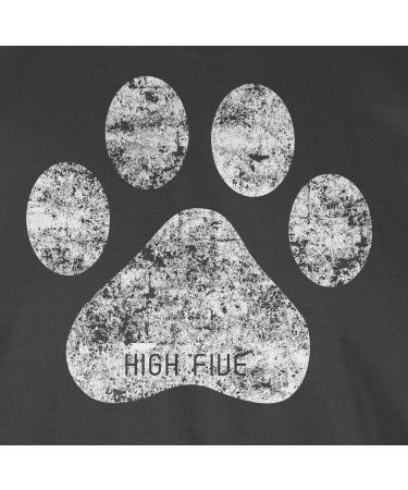 Shirtracer Men's T-Shirt - High Five Dog Paw Gift for Dog Owners - Dark Grey 4XL - Perfect for Pet Lovers - Buy Online on GoSupps.com