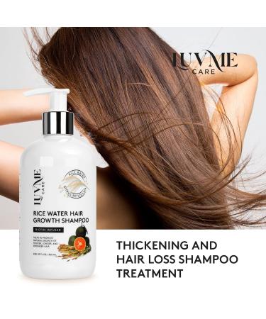 Luv Me Care Rice Water Shampoo Duo for Natural Hair Growth - 2 Pack - Buy Online on GoSupps.com