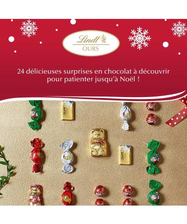 Lindt Advent Calendar BEAR - Advent Calendar for Children - Milk Chocolate - Bears Bars Sweets - 172 - Buy Online on GoSupps.com