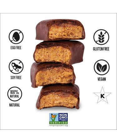 Freakin' Wholesome Chocolate Covered Caramel Almond Bites High protein snacks 2.82 Ounces per box. (Pack of 3). Vegan Gluten Free - Buy Online on GoSupps.com