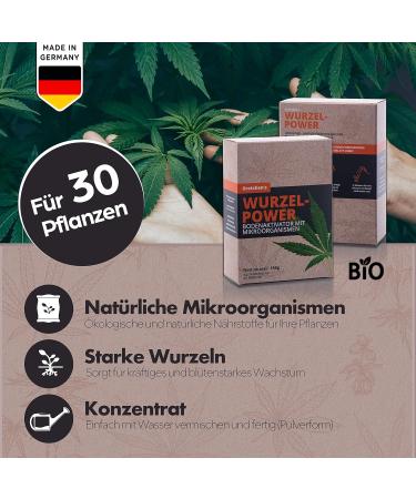 Gretchen Root Power Organic Microorganisms 150g - Vegan Plant Fertilizer & Floor Activator for Healing Herbs & Spices - Maximum Plant Vitality - Buy Online on GoSupps.com