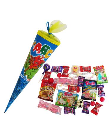 CAPTAIN PLAY school cone 35cm filled with sweets without chocolate (20 pieces) - Buy Online on GoSupps.com
