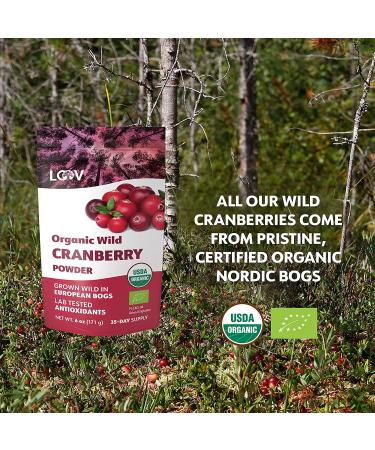 Organic Wild Nordic Forests Freeze Dried Cranberry Powder - 6 Oz | Raw & Sugar-Free | 35-Day Supply - Buy Online on GoSupps.com