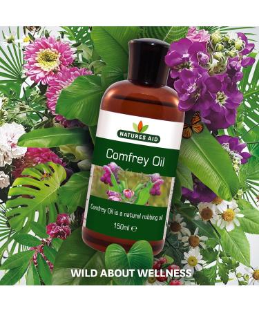 Natures Aid Comfrey Oil (Knitbone Natural Rubbing Oil Suitable for Vegetarians Made in the UK) 5023652041509 150 ml (Pack of 2) - Buy Online on GoSupps.com