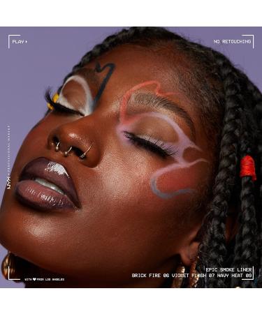 NYX Professional Makeup Smokey Eyes Eyeliner - Vegan Epic Smoke Liner in Brick Fire (Red) 06 | International Shipping Available - Buy Online on GoSupps.com