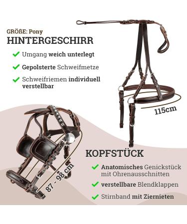 Esposita Single-Chip Professional Carriage Dishes for Shetland Pony & Horse - Perfect for Mini Shetland to XL Cold Blood - Buy Online on GoSupps.com