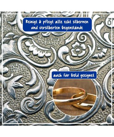 Poliboy Silver Intensive Care - Gentle Polishing Agent for Silver Jewelry | 2x200ml - Made in Germany - Buy Online on GoSupps.com