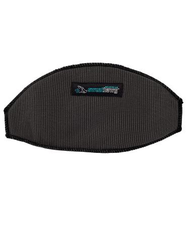 SweatHawg Cap Insert X2- Doubly Absorbent Wicking Hat Insert for Sweat 100% Technical Fabrics Control 2X Excess Sweat. Prevents Stains & Odor. Reusable  Washable - One Size (Charcoal Black)