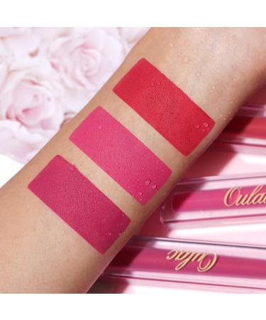 Oulac Liquid Matt Lipstick - Long-Lasting Pink Lipstick Vegan Gluten-Free Intensive Color with Precise Applicator - 4.5 ml (M09) Pinky Kiss - Buy Online on GoSupps.com