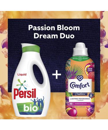 Comfort Creations Passion Bloom Fabric Conditioner 900ml - 100 Days of Freshness - Tropical Scent - 30 Washes (Pack of 1) - Buy Online on GoSupps.com