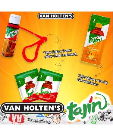 Buy TikTok Chamoy Sour Pickle Kit - Van Holten Pickle Fruit Roll-Ups Tajin & Chamoy Sauce (Pack of 6) - International Shipping Available - Buy Online on GoSupps.com