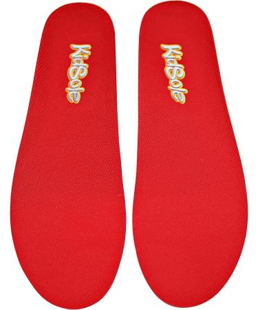 KidSole Red Orthotic Sports Insole for Active Children | Lightweight Arch Support (US Kids Sizes 4-6 - 24 CM) - Buy Online on GoSupps.com