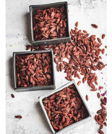  Palmyra Verlag Organic Goji Berries 500g | Goji Berries | 100% Natural & Healthy | Premium Goji Berries | Raw | Vegan - Buy Online on GoSupps.com