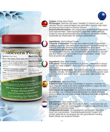 Aloe Vera Powder - Natural Skin Care Ingredient | Pure and Organic - Buy Online on GoSupps.com