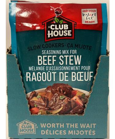 Club House Dry Sauce/Seasoning/Marinade Mix Beef Stew Slow Cookers 42g Case Pack 12 Count - Buy Online on GoSupps.com