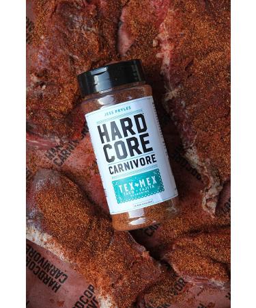 Hardcore Carnivore Tex Mex Seasoning for Tacos & Fajitas - Authentic Flavors for Delicious Mexican Dishes - Buy Online on GoSupps.com