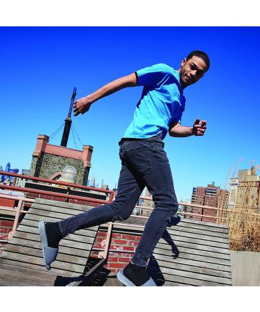 Hanes Men's X-Temp Performance Crew Socks 6-Pack - Size 6-12, Black Color - Buy Online on GoSupps.com