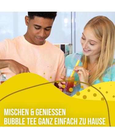 Inspire Food Lemon Bubble Tea Pearls | Vegan & Gluten-Free Popping Boba | 450g Tapioca Fruit Beads for Bubble Tea - Buy Online on GoSupps.com