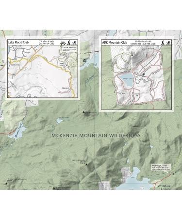 Lake Placid & Saranac Lake Winter Trails Map | Adirondacks High Peaks Hiking Map | Jackrabbit Ski Trail  Paul Smiths College VIC  Cascade X-C Ski Center | Durable  Waterproof & Tear Resistant - Buy Online on GoSupps.com