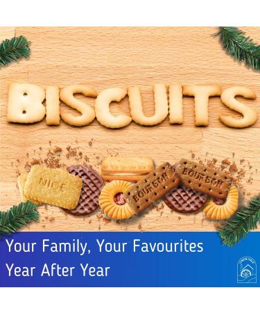 McVities Tasties Biscuit Selection Assorted Biscuits Box 70 Biscuits 9 Varieties 730g Box of Biscuits Custard Creams Bourbon Milk Chocolate Digestive Jam Rings Nice Digestives Shortcake - Buy Online on GoSupps.com