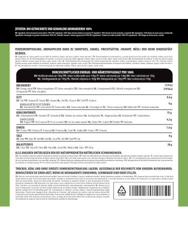 Alpi Investment OOD Organic aronia powder ground aronia from organic farming laboratorytested aronia powder vegan 100 pure softly ground natural without additives 500 GR - Buy Online on GoSupps.com