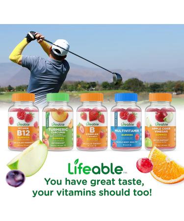 Lifeable B Complex + Collagen & Vitamin C Gummies Bundle - Great Tasting Vitamin Supplement Gluten Free GMO Free Chewable Gummy - Buy Online on GoSupps.com