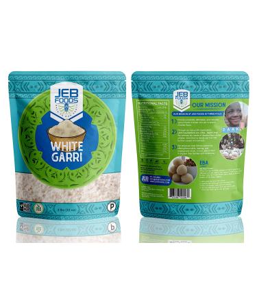 White Garri 4lbs Bag - Premium Quality, Gluten-Free Gari from West Africa - Buy Online on GoSupps.com