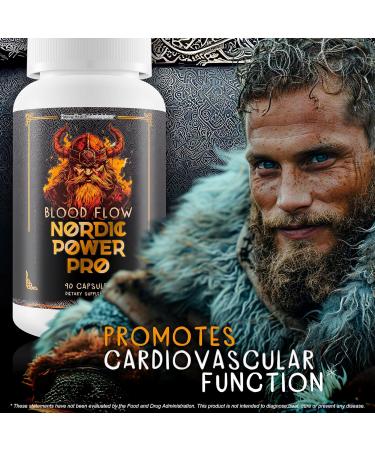 Blood Flow Nordic Power Pro - Our Best Blood Circulation Supplements for Men - Increase Blood Flow Care - Better Blood Flow Nordic Power Male Pills - Male Nordic Power Supplement for Max Blood Flow - Buy Online on GoSupps.com