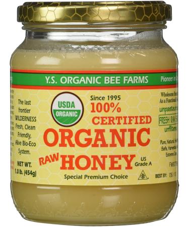 Y.S. Eco Bee Farms 100% Certified Organic Raw Honey 1.0 lb (454 g)