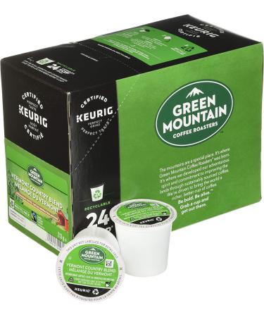 Green Mountain Coffee Vermont Country Blend K-Cup pods for Keurig brewers 24 Count - Buy Online on GoSupps.com