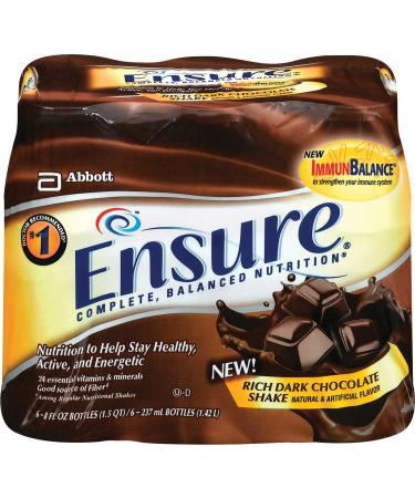 5253806 - Abbott Nutrition Ensure Nutritional Ready-to-Drink Shake 237 mL Dark Chocolate