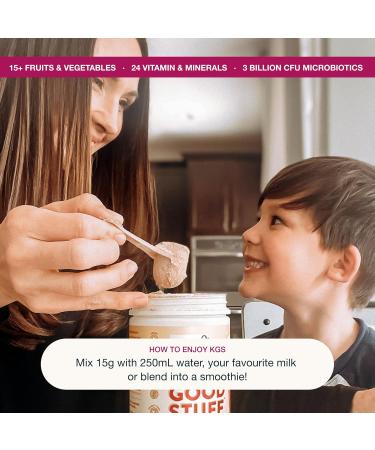 Nuezest Nuzest Kids Good Stuff Rich Chocolate Vegan Smoothie Mix Full of natural vitamins & essential nutrients 225g 15 servings - Buy Online on GoSupps.com