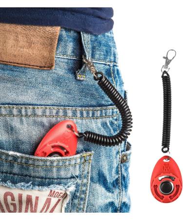 Dog Clicker EYLEER 4 Pack Pet Dog Cat Training Clickers Set with Wrist Band Big Button for Pet Dog Cat Horse Birds Rabbit and Other Animal Training Kit - Buy Online on GoSupps.com