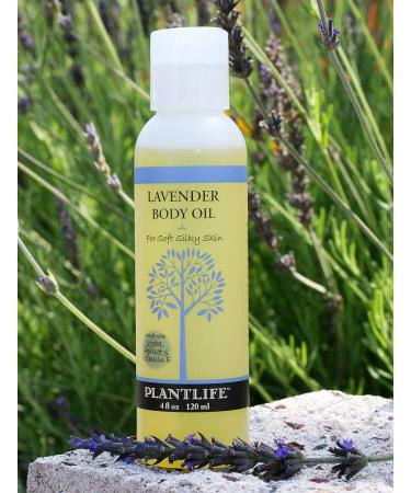 Lavender Body Oil - Softens & Nourishes Skin with Rich Plant Oils - California Made 4 oz - Buy Online on GoSupps.com