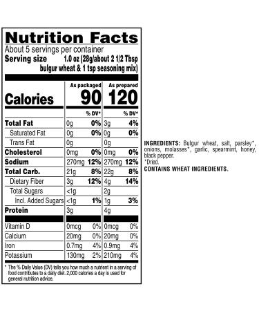 Quaker Near East Tabouleh Whole Grain Salad Mix 5.25oz - Pack of 12 Boxes | Healthy & Delicious Option - Buy Online on GoSupps.com