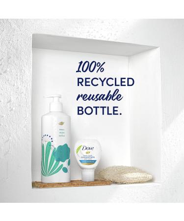 Dove Concentrate Refill & Reusable Bottle - Daily Moisture Starter Kit for Soft Skin (4 Fl oz Makes 16 Fl oz) | Eco-Friendly Body Care - Buy Online on GoSupps.com
