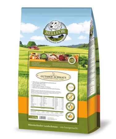 Bellfor Farm Feast Dry Food with Chicken Turkey and Duck Grain Free 2.5 kg