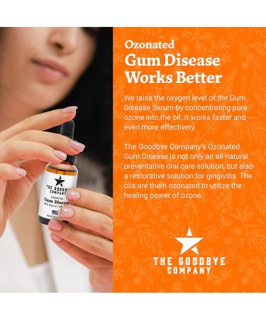 Ozonated GoodBye Gum Disease - Natural and Effective Oral Gum Disease Treatment with Neem and Clove Oils - 0.5 Fl Oz - Buy Online on GoSupps.com
