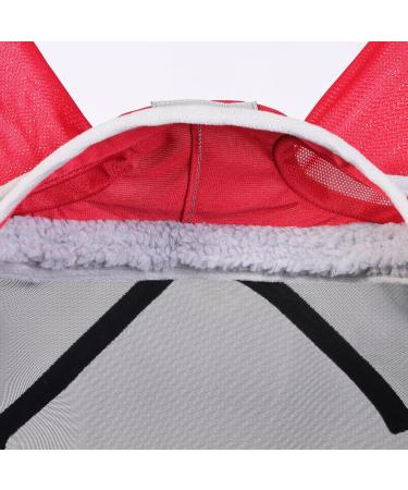 Harrison Howard CareMaster Pro Horse Fly Mask - UV Protection & Ear Protection - Ruby Red for Thoroughbreds (M) - Buy Online on GoSupps.com