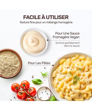 EASY YUMMY Flocons Nooch (300 g) levure nutritionnelle non enrichie 100% v g talienne sans additifs - Buy Online on GoSupps.com