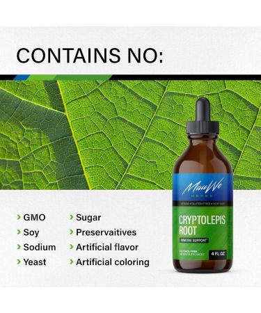 MAUWE HERBS Cryptolepis Sanguinolenta Liquid Drops - Respiratory Support Tincture 4 Fl. Oz - Buy Online on GoSupps.com