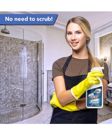 Natural Stone Shower Soap Scum Remover Spray | Acid-Free Cleaner for Bathtubs, Glass Doors, Tubs, Travertine, Marble, Tile - Buy Online on GoSupps.com