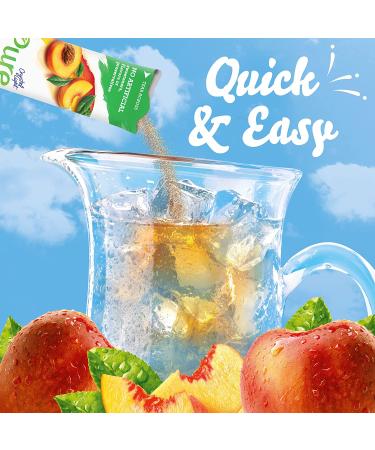 Crystal Light Pure Peach Iced Tea - 5 ct Pitcher Packets | Naturally Flavored with No Artificial Sweeteners - Buy Online on GoSupps.com