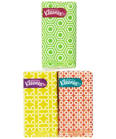 Kimberly-Clark Kleenex 3-Ply Pocket Packs Facial Tissues, 8 Count